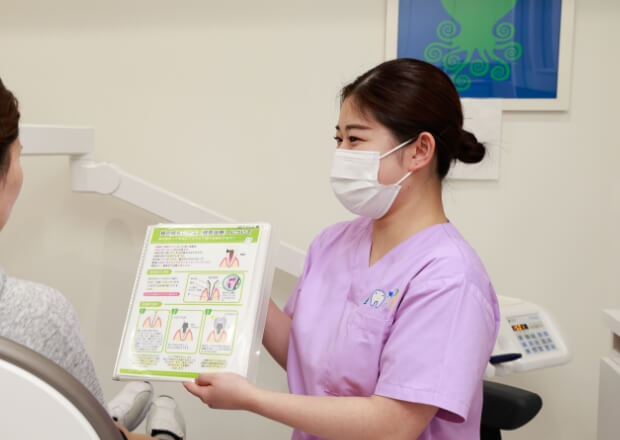 マスクを着用してのご対応